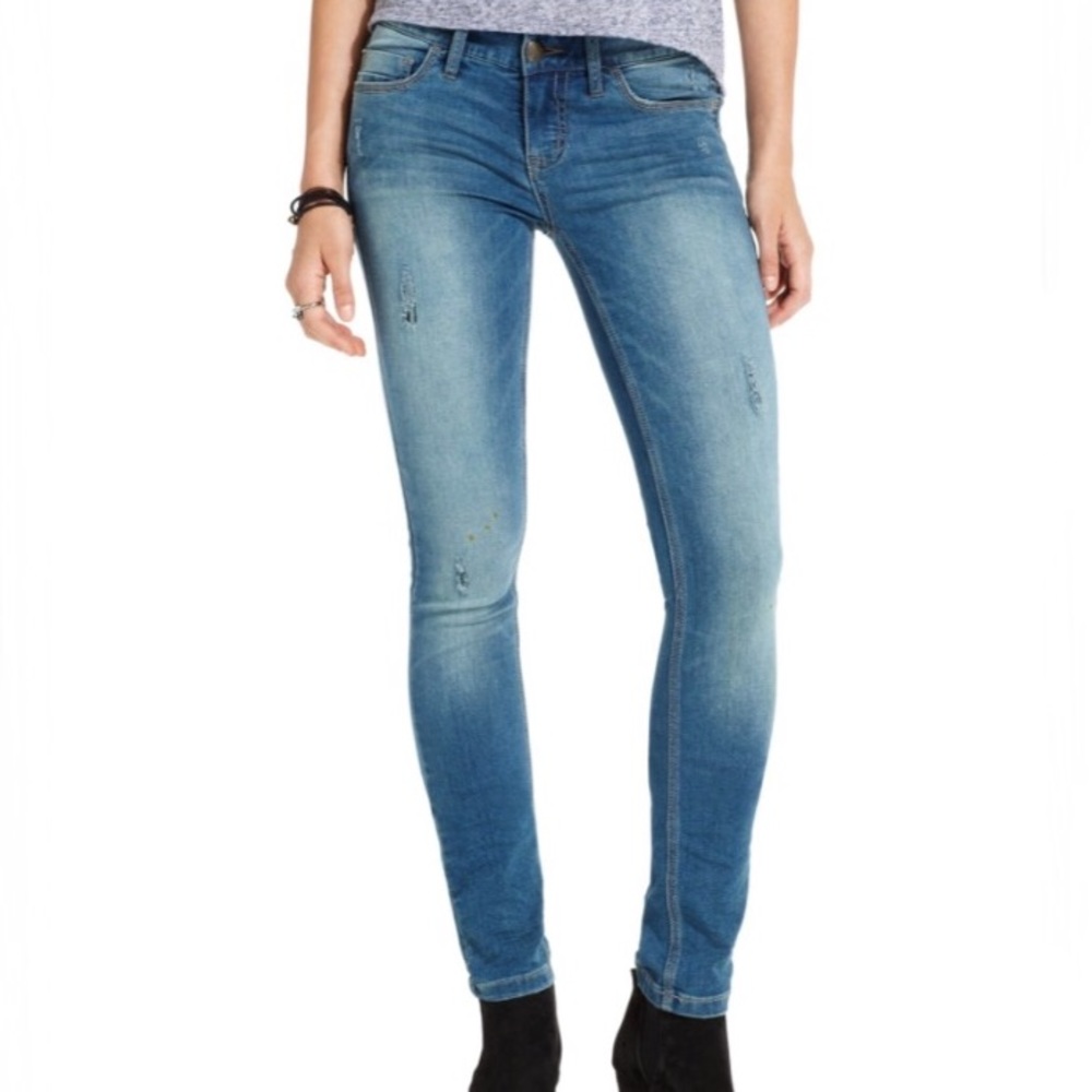 NWT Free People Distressed Skinny Leg Dingy Wash Jeans Size 27